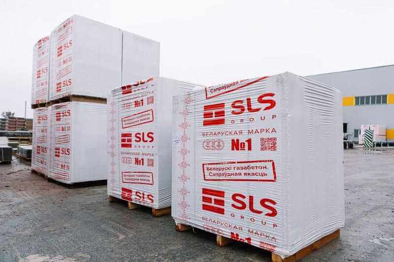 Газобетон Белорусский SLS D400 625х250х250 мм фото 1