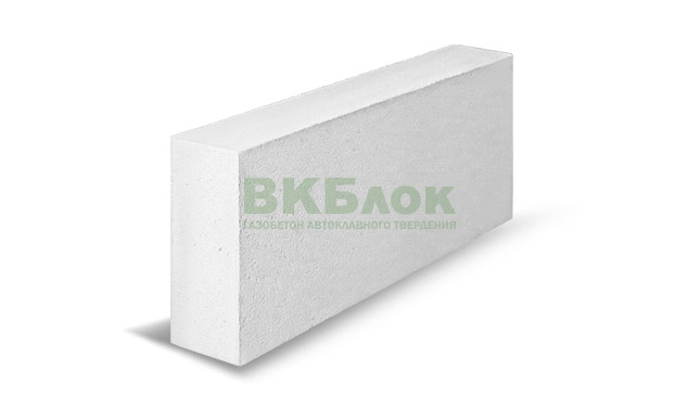 Газобетон ВКБлок D600 625х150х250 мм фото 0